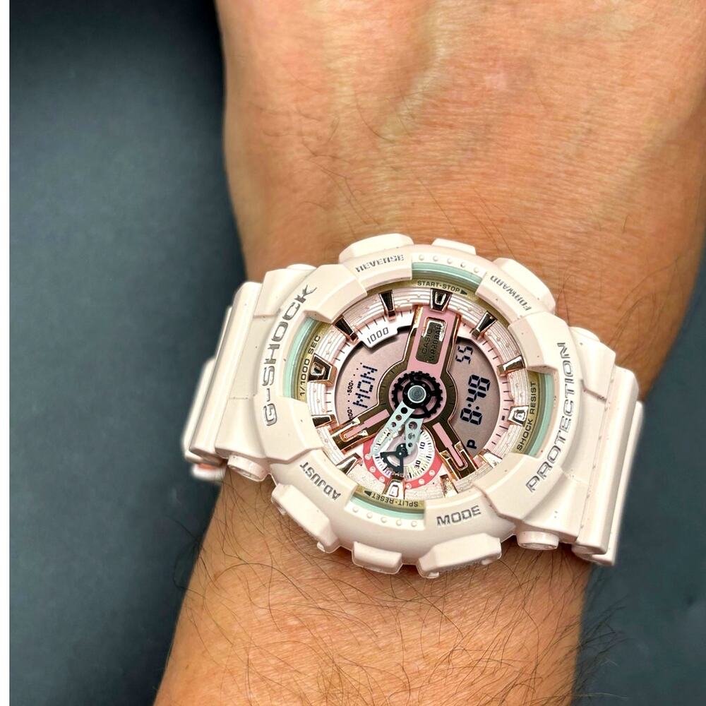 Casio G-Shock GMA-S110MP-4A1 Pink Analog Digital Women’s Watch NIBWT - Picture 9 of 17